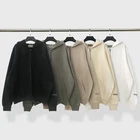 Hoodie Hoodie Supplier Custom Crop Top Oversize Colorful Fear Of God Essentials Zipper Polyester Cotton Hoodie