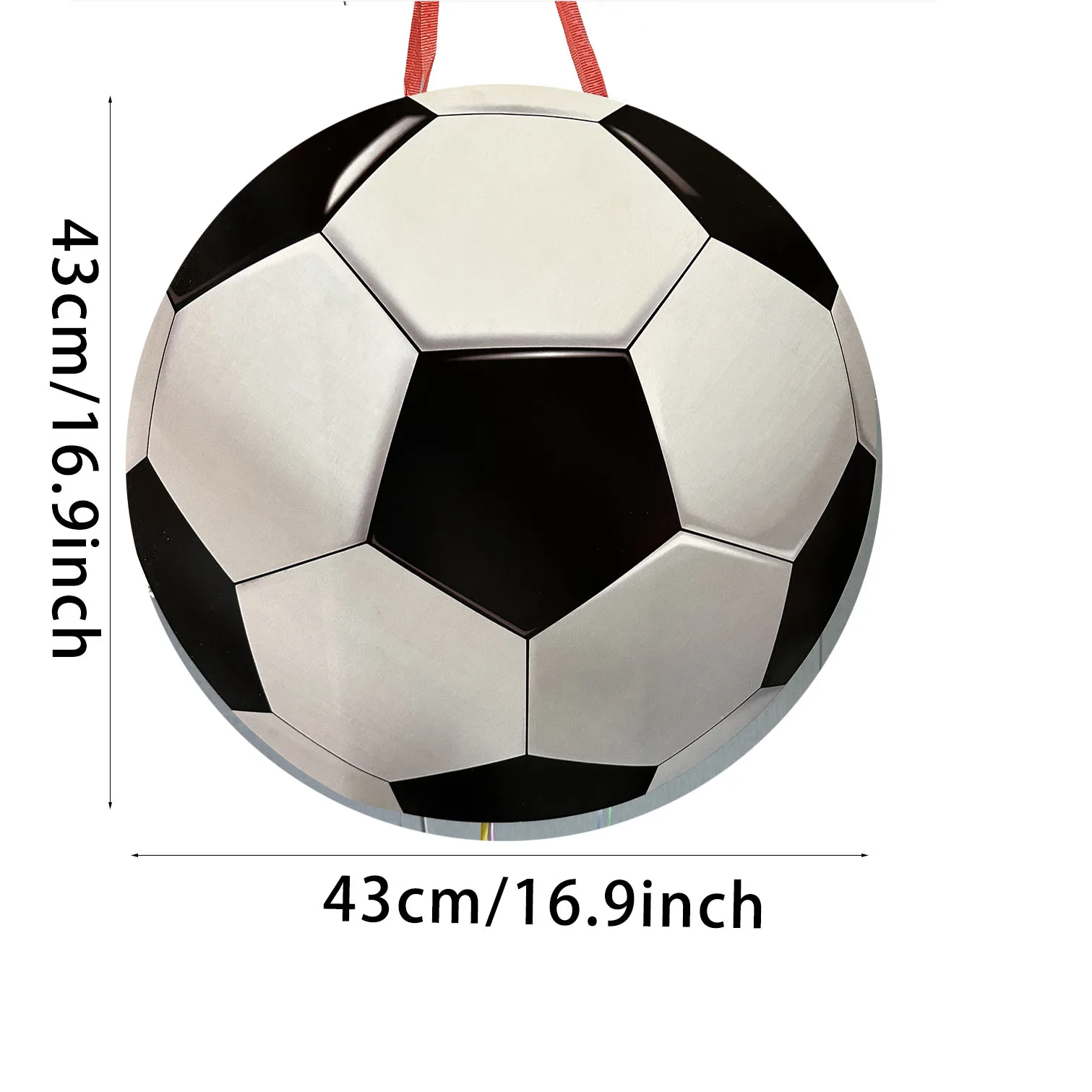 Football Pattern Pinata Celebrating For Party Game Disposable Soccer Elements Pinatas