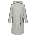 Trench Down Coats Autumn Winter New Design Warm Fabric Hooded Ladies Cotton Trench Coat With Hooded