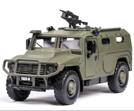 1:18 Scale Diecast Car Model Toys Humvee Military Battlefield Vehicle Replica