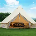 Family Tent 4m Supply Outdoor Arabic Canvascamp Family Tent 3m 4m 5m 6m 7m Cotton Canvas Bell Tent For Glamping