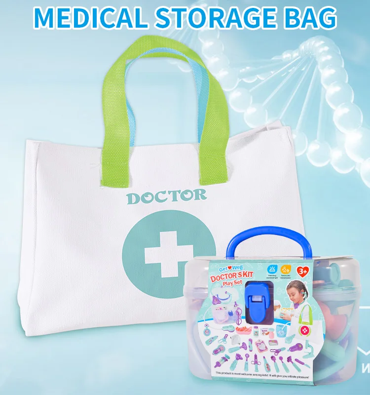 Pretend Toy Medical Nurse Kit Educational Carry Box Kid Cheap 8 Years Girls Doctor Set Kids Toys