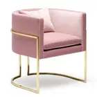 American Style Home Goods Home Furniture Luxury Velvet Fabric Julius Tufted Back Vintage Dining Room Chair