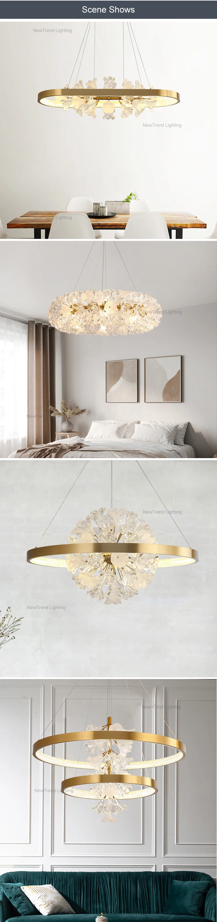 plt86061 modern style aluminum iron glass indoor decoration hotel livingroom villa led luxury pendant light-4