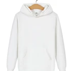 Hoodie Men Free Sample Unisex Custom Sports Hoodies Plain Pullover Blank Streetwear Long Sleeve White Men Hoodie