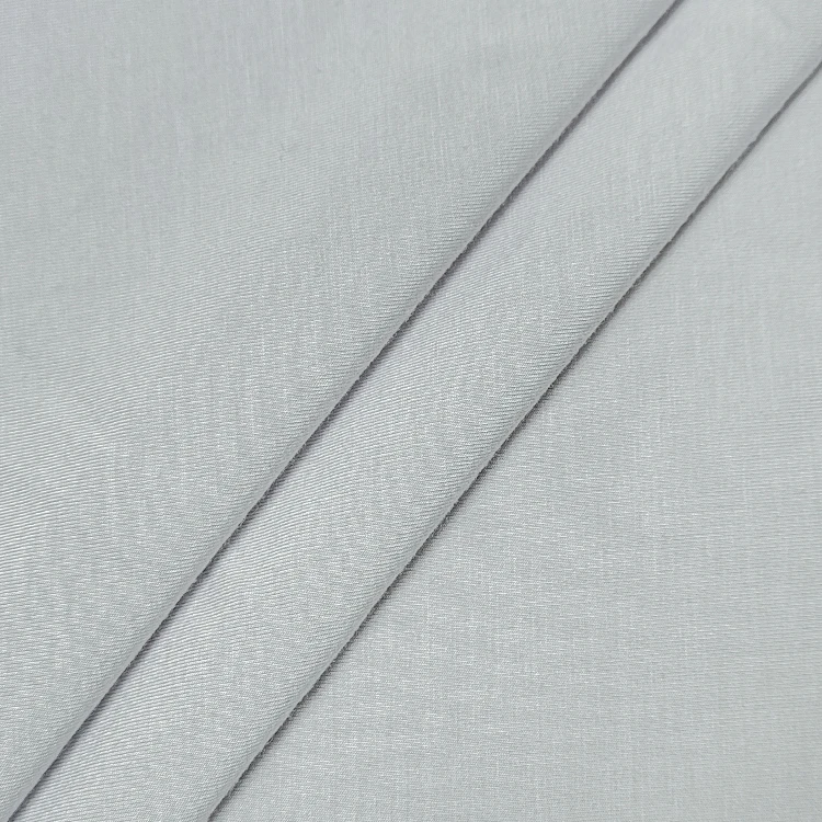 Eco-friendly Solid 65% Bamboo 28% Lyocell 7% Spandex Material Knit Single Jersey Fabric Fabric factory