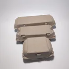 Egg Tray Hot Sale 6 Cells 6 Holes Paper Pulp Egg Carton Paper Egg Tray With Lid