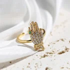 Ring Plated Ring 18k Gold Plated Wholesale Simple Lucky Bergamot Index Finger Ring