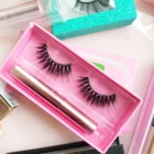 Eyelashes With Eyelash Human Vegan 5d Magnetic Eyelashes Private Label With 10 Magnets Eyelash Magnetic Liner