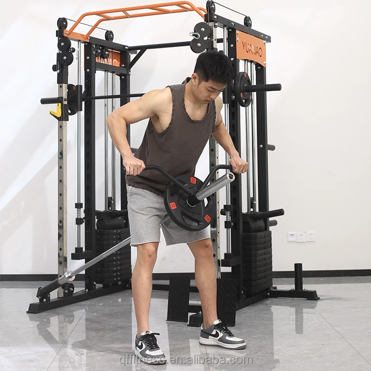 Best Selling Fitness Equipment Multi Functional Trainer Multifunction Smith Machine Cable