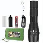 Torch Brightest T6 Waterproof Rechargeable Torch Flash Light Led Flashlights