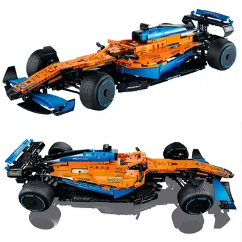 P9926 Technical 1432PCS McLarens Formula 1 Race Car Toys for Kids Birthday Gift Boys Model Building Block Bricks Sets 42141