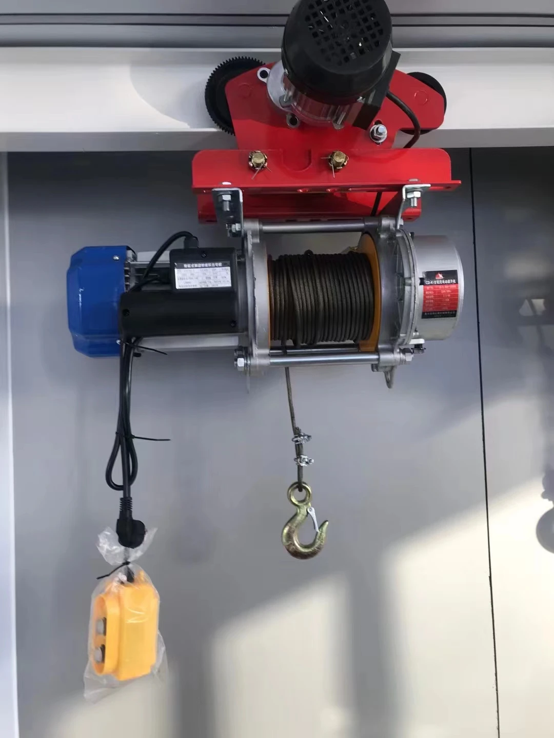 Aluminum Shell Winch Lifting Motor Multifunctional Electric Hoist Kg