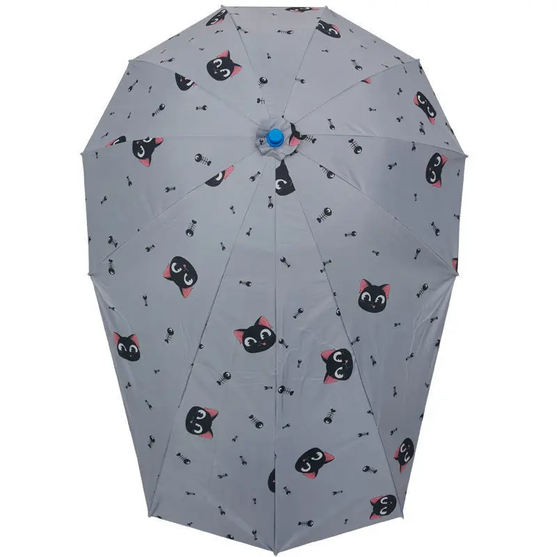 Hot Selling Business/Luxury Aluminum Alloy & ABS Plastic Wide Canopy Maximum Protection Motorcycle Umbrella