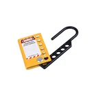 Lockout Hasp Safety Loto Yellow 6 Holes Safety Aluminum Lockout Hasp BD-K51