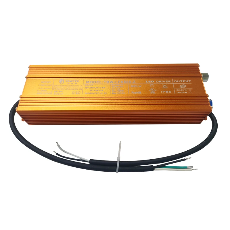 定制发光二极管电源500瓦无闪烁交流dc转换器发光二极管驱动器电源隔离可调光cc 0-10v