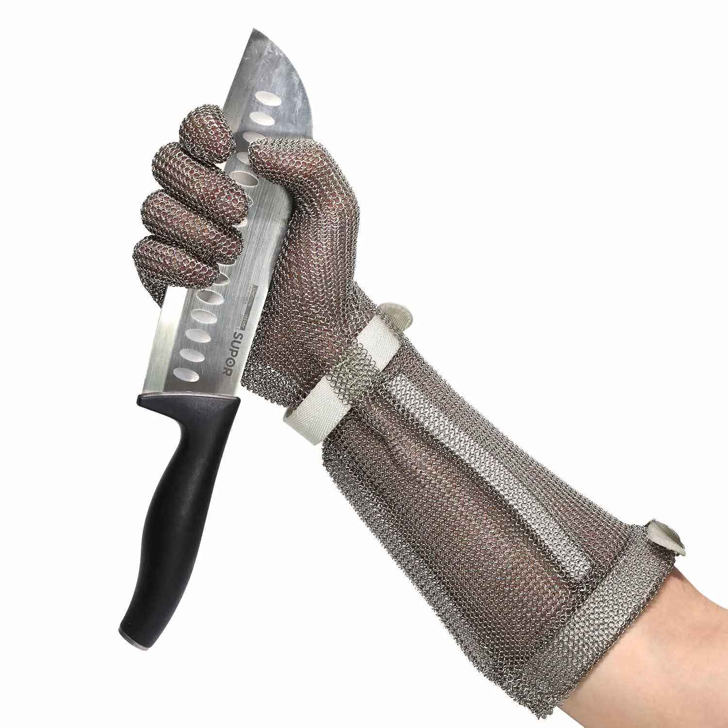 Professional Factory Butcher Protection Stainless Steel Ring Mesh Glove