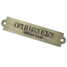 Brass Brass Plates High-end Custom Embossed Logo Antique Brass Metal Logo Name Plate For Furniture