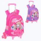 Factory Direct Sale Children Trolley School Bag Fashion Trolley Travel Case Backpack For Kids