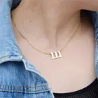 Jewelry New Devil Necklace Gold Plated Dainty Numerology Jewelry Angel Number Necklace For Women