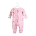 Infant Kids Onesie Cartoon Print Cotton Infant Baby Jumpsuit Children Sleepwear Baby Romper