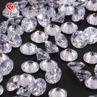 Redleaf Jewelry Wholesale Price 5A White Zircon Round Brilliant Cut Cz Stone Cubic Zirconia