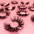 Eyelashes Siberian Mink Eyelash Strips 25mm Eyelash Vendors Mink