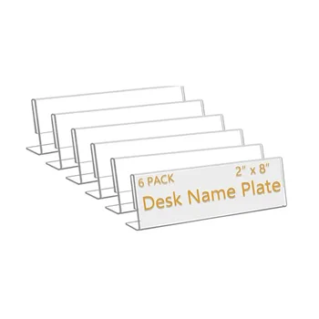 Acrylic Office Name Plates For Desks Table Display Buy Brand Name