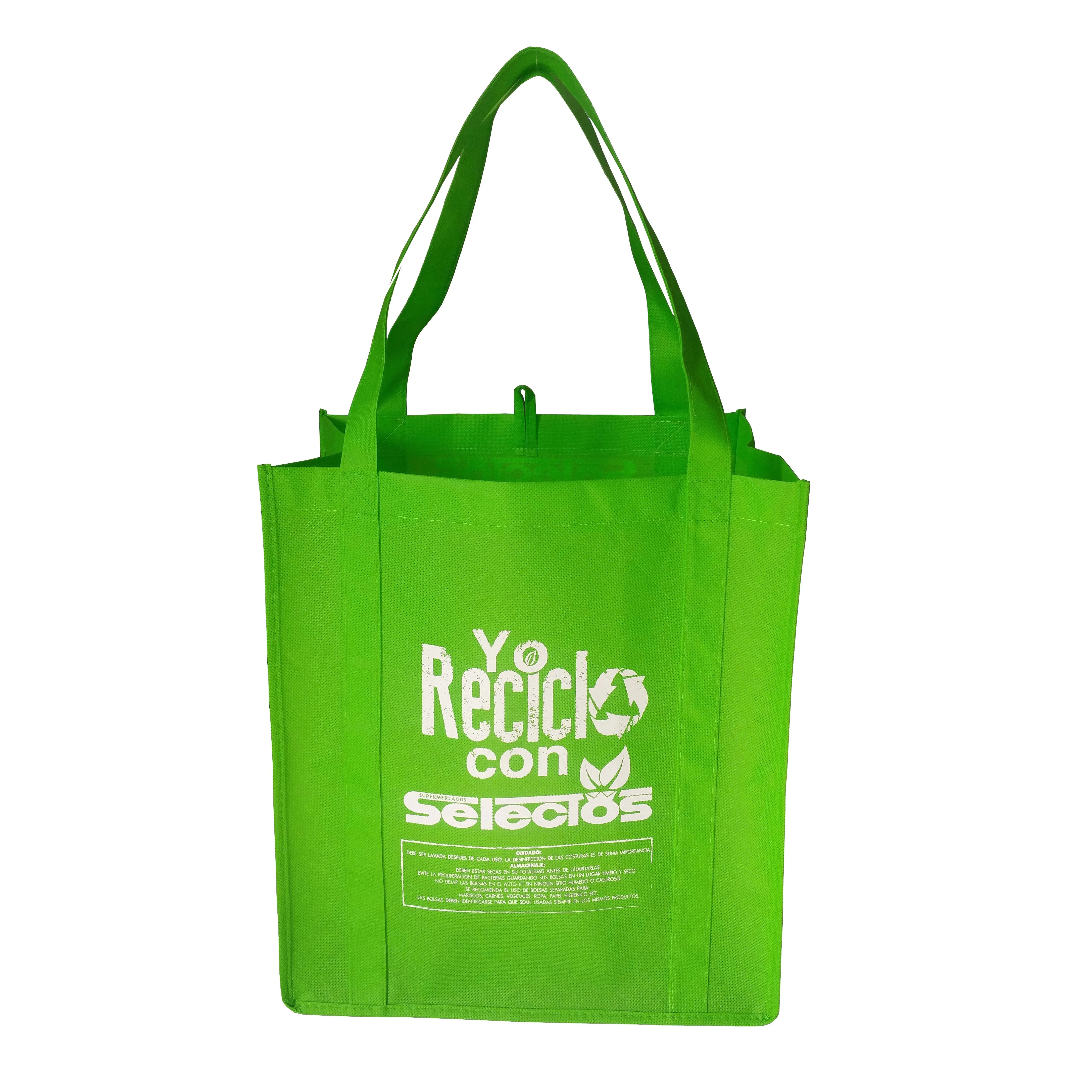 customized reusable shopping bolsas