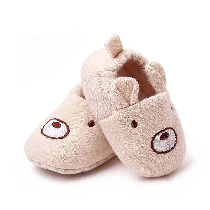 Fluffy Autumn and Winter Cute Cozy Cartoon Animal Cotton Soft-soled Baby Shoes for Girls and Boys supplier