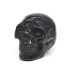 Quartz Hand Carved Natural Healing Quartz Chakra Energy Crystal Skulled Statue Shaped Gemstones