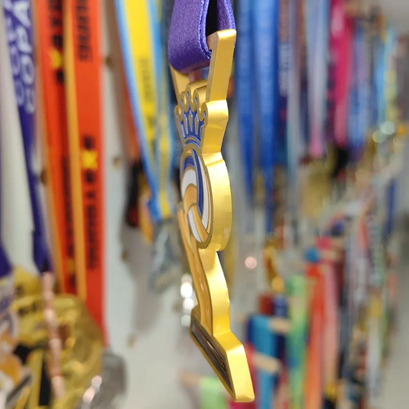 High Quality Custom 3D Volleyball Sports Metal Medals Personalized Commemorative Award Medal Zinc Alloy details