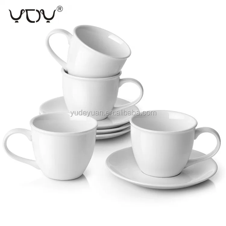 white porcelain cappuccino cups