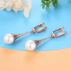 Ball Earring Hot Sale Ball Shape Brass Jewelry Pearl Earring For Women Wedding Jewelry Gift