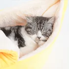 Banana Fashion Pet House Round Cat Bed 4 Seasons Universal Pet Bed Banana House Wholesale