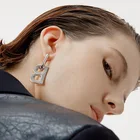 Earrings Hoop Fashion Designer Earrings Popular Brands Stainless Steel Letter B Hoop Earrings For Women 2020