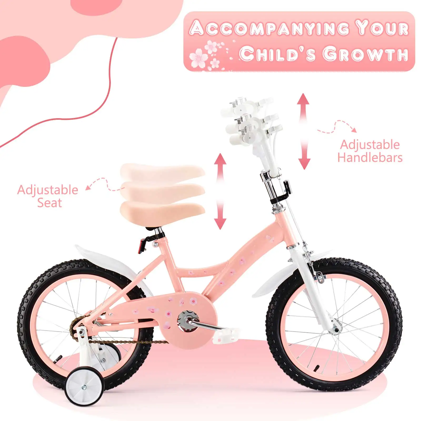 product 2025 new design 14 16 18 inch high quality steel rims kids bike single speed with ordinary pedal foot brake-3
