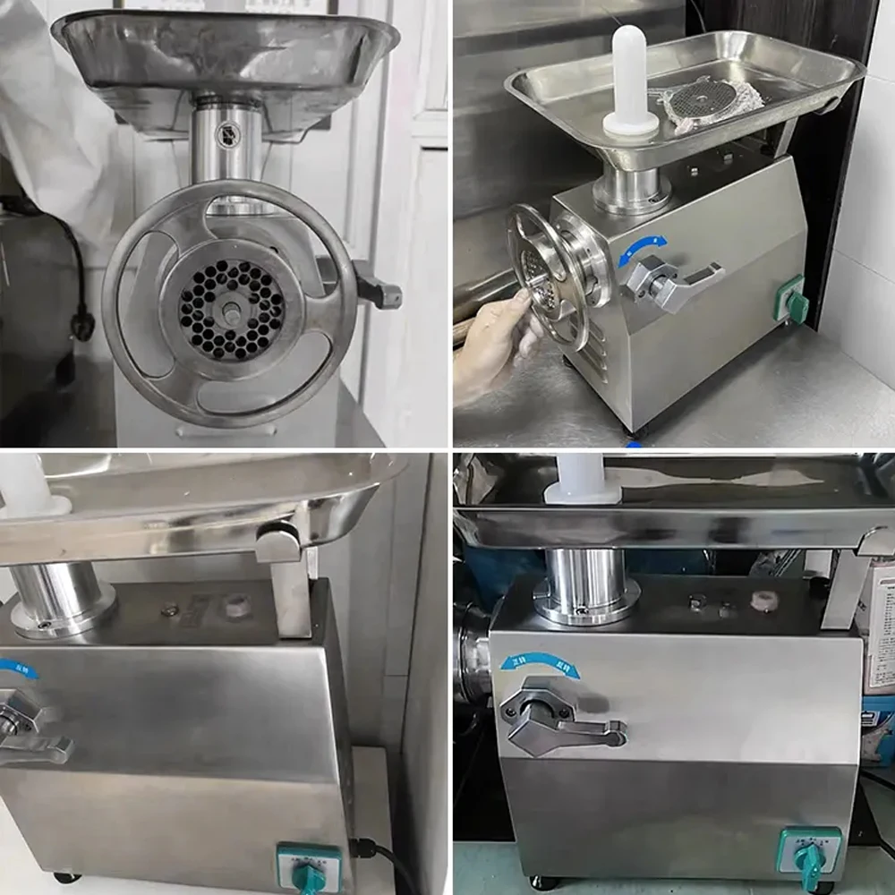 product yk 32w professional italian meat grinder for commercial use high power 1800w stainless steel blade easy clean durable-6