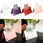 Card Number Cards Card Aegean Gift Special Art Paper Hollow Heart Note Card Custom Table Number Cards