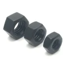 8 Din Din Black Nuts M3-M52 Carbon Steel Grade 8 Black Oxide Hex Weld Nuts Din 934
