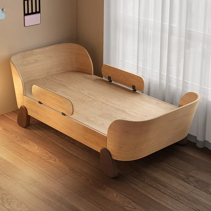 Korean Wood Style Modern Bedroom Kids Bunk Bed Baby Crib Children Bed