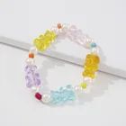 Bead Fashion Cute Candy Sweet Personality Lady Bear Imitation Pearl Rice Bead Bracelet