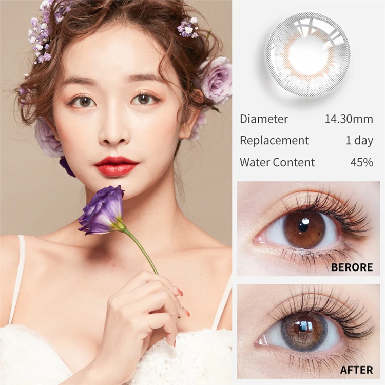 Hot Selling Moonlight Grey Color 14.3mm Fresh Soft Beauty Tone Lady