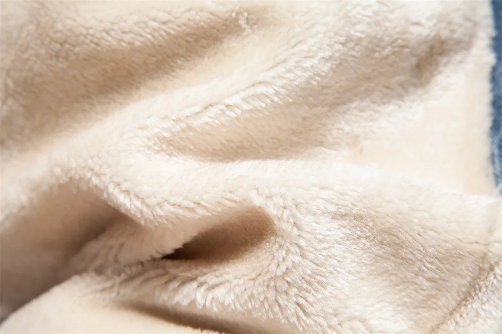 Autumn and Winter New Men's Windproof Fleece-lined Denim Jacket European Size Cross-border Casual Quality Washed Top manufacture