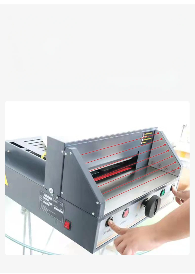 Light Weight A3 A4 Desktop Electric Guillotine Paper Trimmer Machine for Cutting