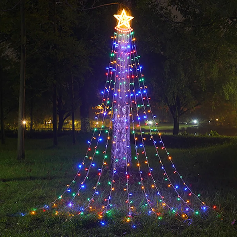 star waterfall lights