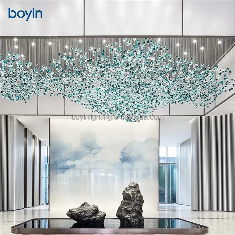 custom nordic pendant light luxury chandelier distinctive creative project light for hotel lobby villa stairs by 3006-2