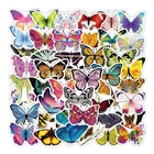 Butterfly Stickers High Definition Printing Colorful Waterproof Butterfly Stickers For Women Teens Girls
