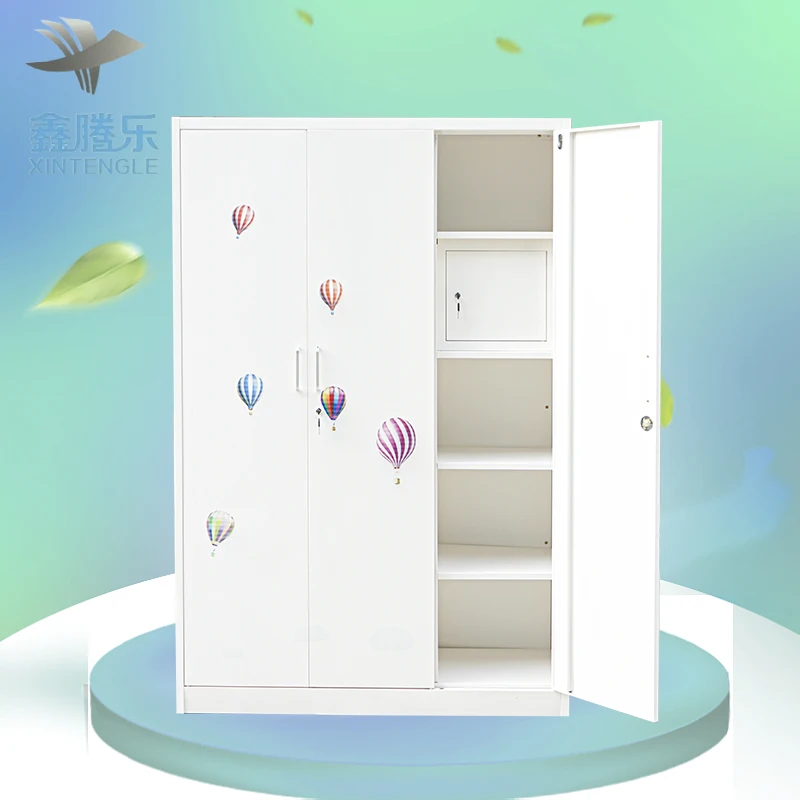 Knock down Structure Steel Almirah 3-Door Computer Flower Painting Bedroom Furniture Price List Classifieds