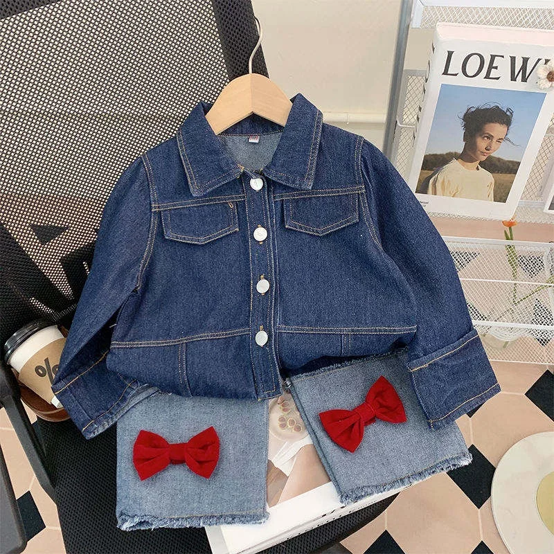 Spring Autumn Style Cartoon with Long Sleeves suit for Boys and Girls Two-Pieces Baby Kids Clothing Set Wholesale Factory